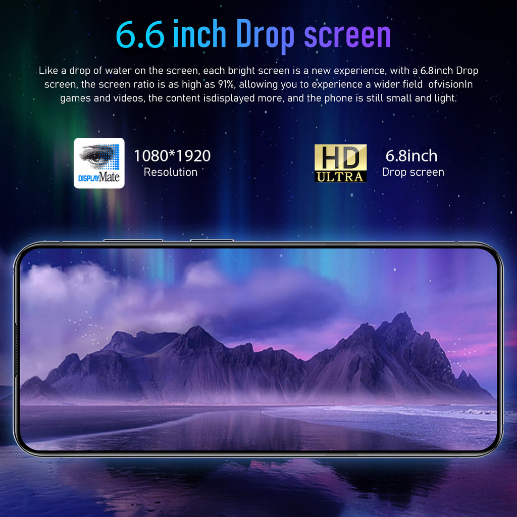 S24U+AliExpress7.0Large Screen Smartphone8+256G All-in-One Mobile Phone Source Work