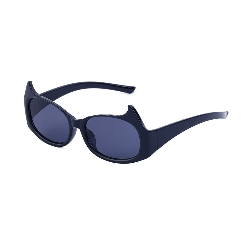 Personality Y2K Cat Eye Sunglasses Women's European and American New Trendy ins Street Style Sunglasses for Men Wholesale