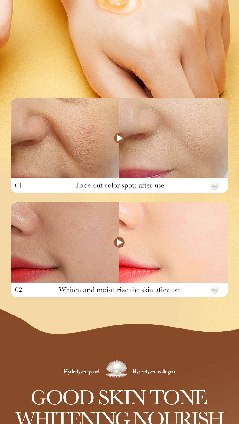 24K Gold Collagen Pearl Essence Milk SADOER Moisturizing lotion  foreign trade wholesale