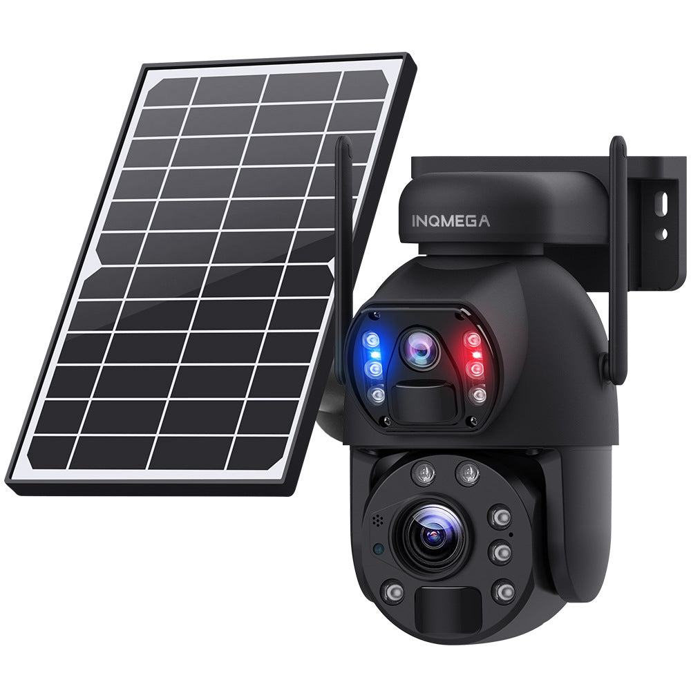 In-stock Solar Camera Dual Lens4G Outdoor HD Surveillance202x Zoom Camera Intelligent Surveillance