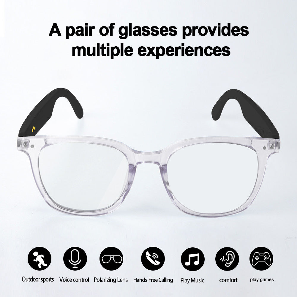 Smart Glasses Bluetooth Glasses Sunglasses Polarized Anti-UV Anti-Blue Light Listening to Music and Talking