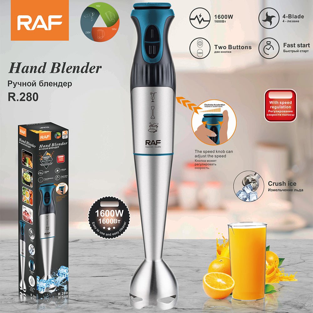 RAF EU Standard Multifunctional Household Food Processor Blender for Baby Food, Baking, and Juicing280
