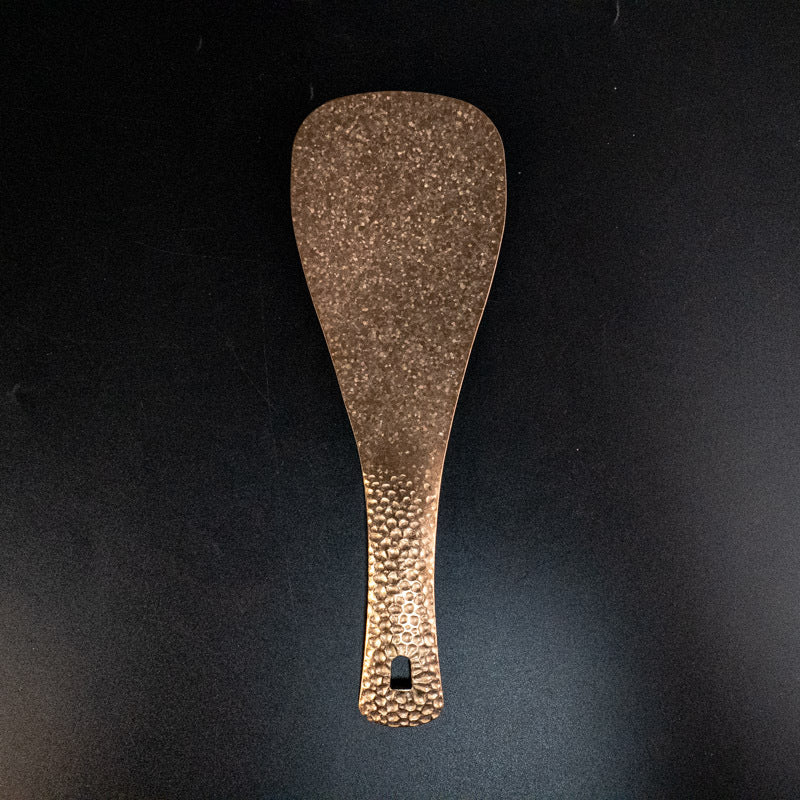 High-end Pure Titanium Rice Spoon Luxury Mildew-proof Rice Shovel Antibacterial Rice Shovel Hammer Pattern Rice Serving Spoon Rice Spoon Kitchen