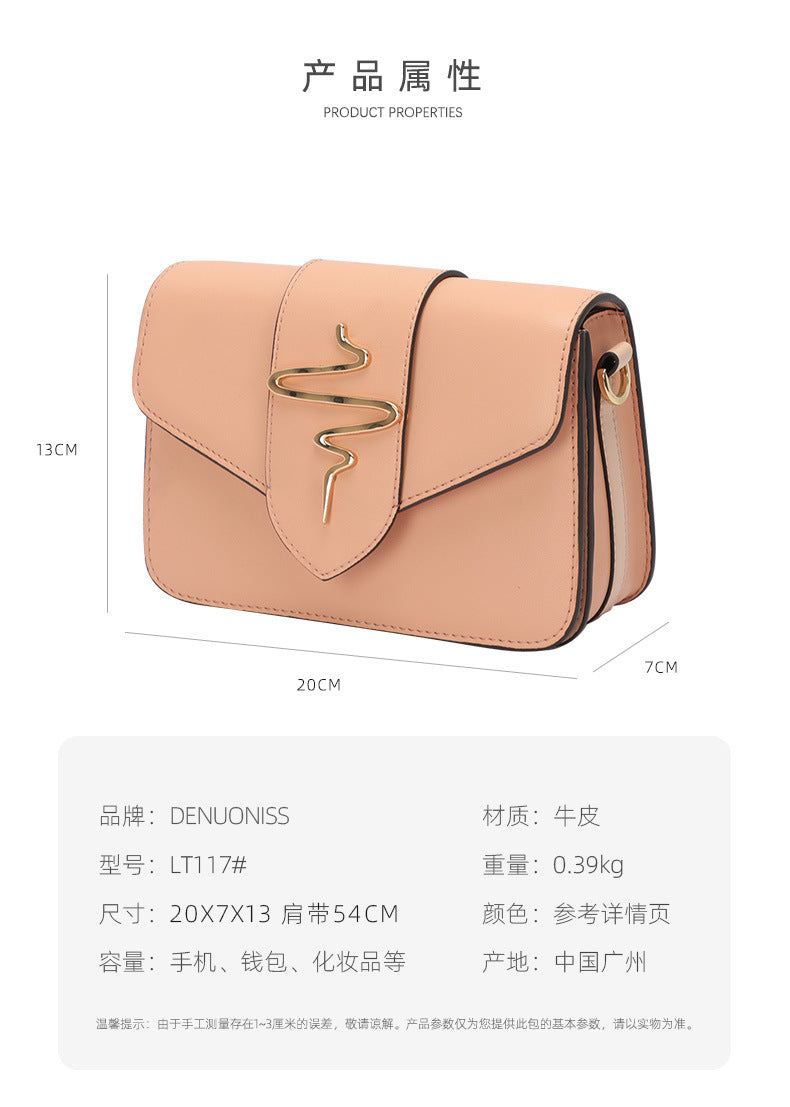 Summer Fashion Simple Versatile Large Capacity Single Shoulder Women's Bag Leather Crossbody Ladies Textured Small Square Bag In Stock Wholesale