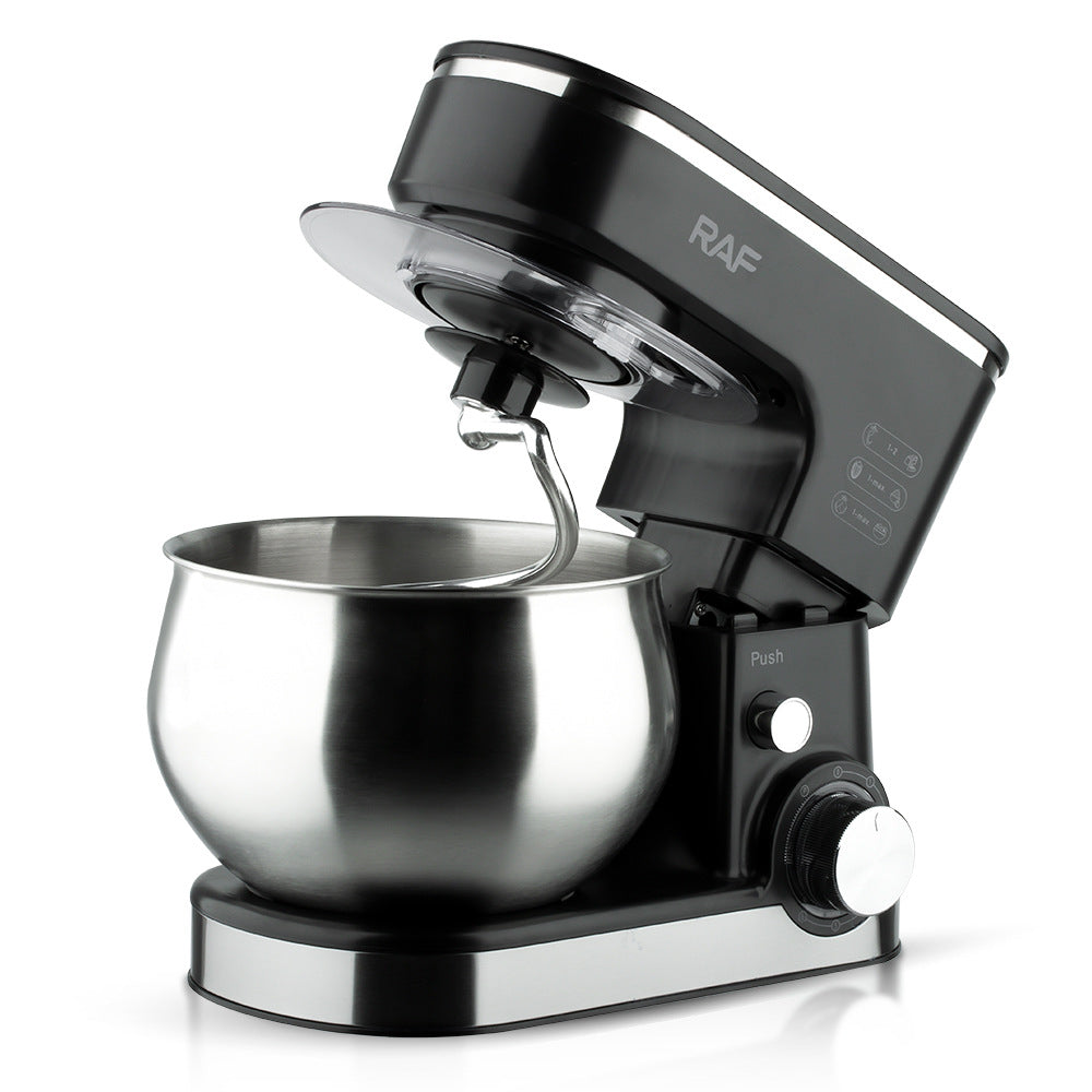 RAF EU Standard Kitchen Machine Stainless Steel Bowl High Power Dough Mixer Egg Beater Mixer Egg Beater5L