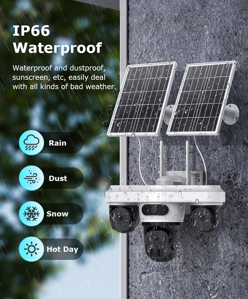 New Product AOV Solar Camera Trinocular Solar Camera9MP High Definition Full Color AOV Camera