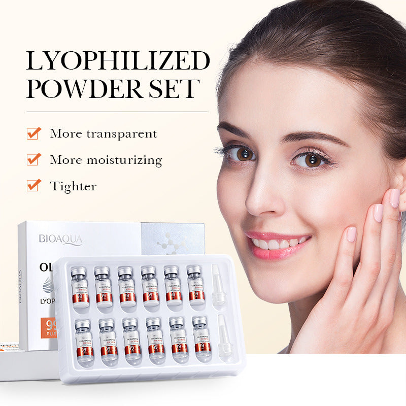 Oligopeptide Freeze-Dried Powder Set BIOAOUA Hydrating Moisturizing Nourishing Skin Care Wholesale for  Trade