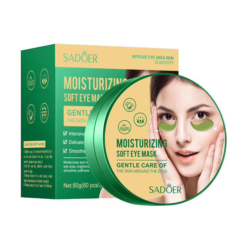 Moisturizing Eye Mask SADOER Softening Eye Wrinkles Eye Bags Dark Circles Eye Mask Cross-Border Wholesale