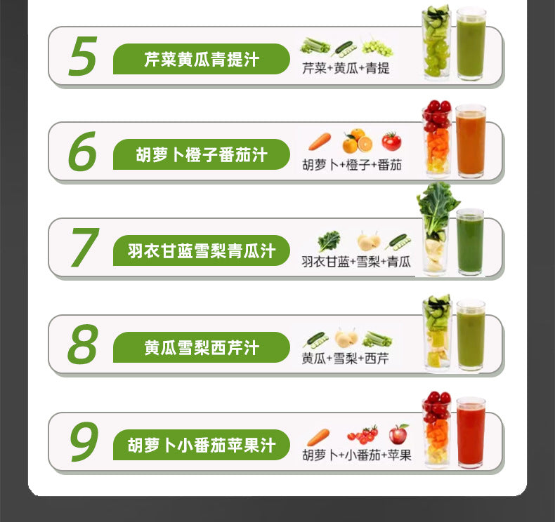 Juicer with Pulp Separation, Fully Automatic Household Small Juicer, Multi-Functional Fruit Juice Maker, Original Juice Machine