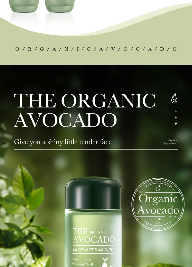 Avocado Skincare Set SADOER Cleansing, moisturizing and moisturizing six-piece set  foreign trade wholesale