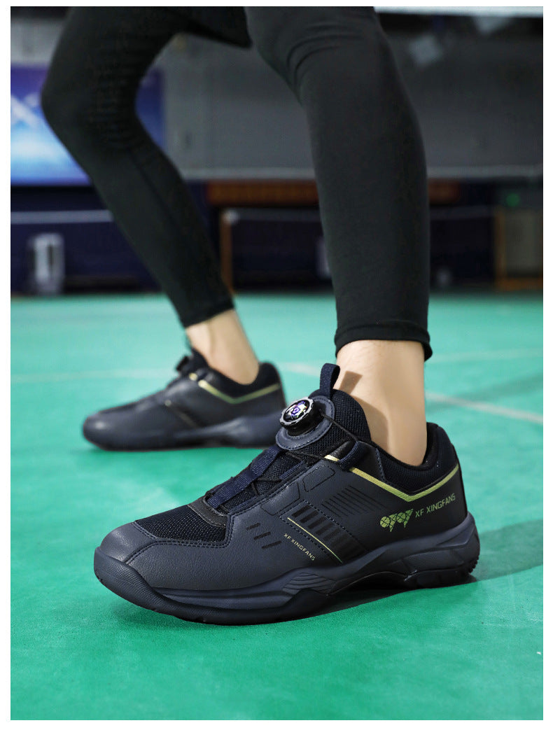 New Large Size Breathable Cushioning Anti-Slip Sneakers Table Tennis Shoes Low-Top Men's Professional Training Badminton Shoes