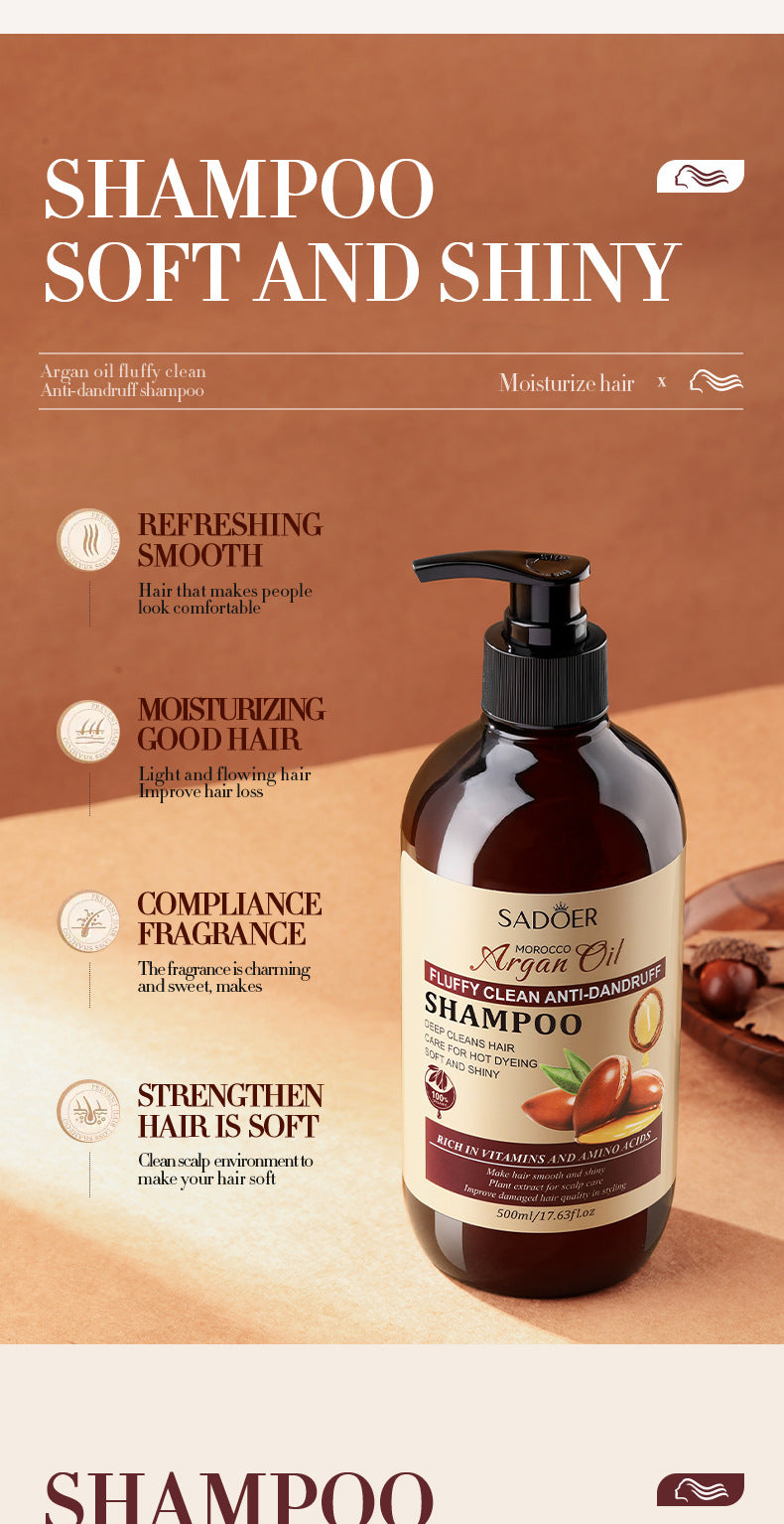 Nut Oil Shampoo SADOER Clean, fluffy, refreshing, moisturizing hair conditioner  wholesale