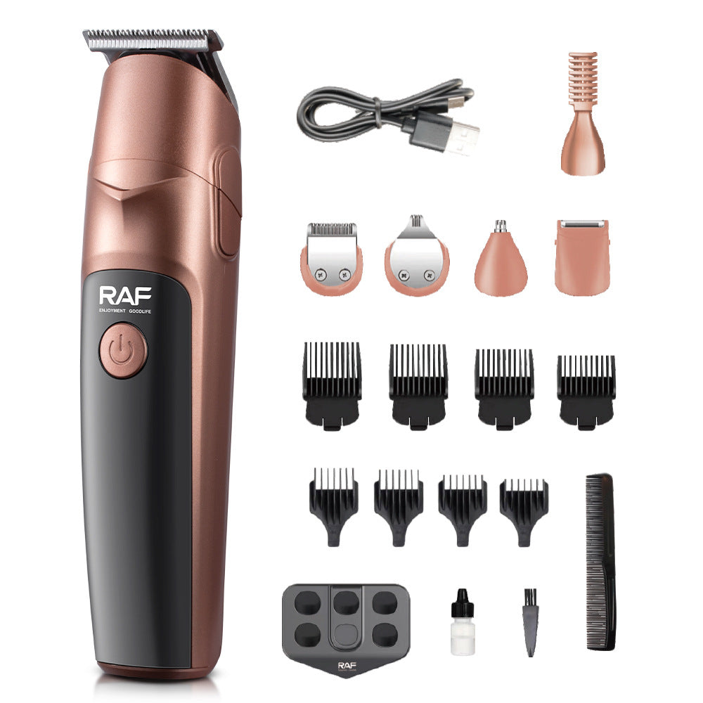 RAF New Electric Shaver Multifunctional Electric Hair Clipper Haircut Set Electric Clipper USB Interface