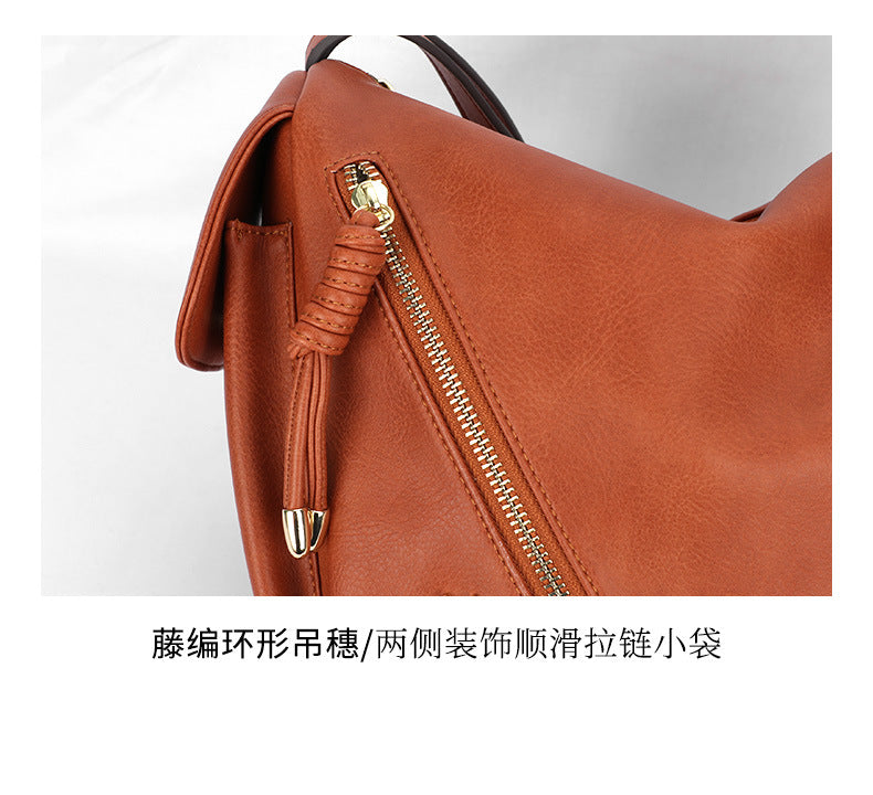 Women's Bag Trendy Fashion New Underarm Bag Large Capacity Commuter Bag European and American Retro Style Elegant Crossbody Bag for Women