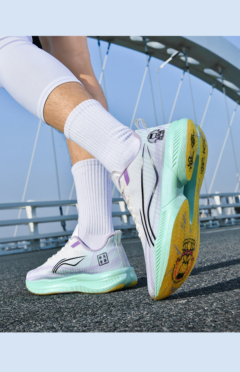 Autumn New Parent-Child Nezha Ao Bing Fashion Casual Sports Shoes Popcorn Carbon Plate Lightweight Comfortable Running Shoes