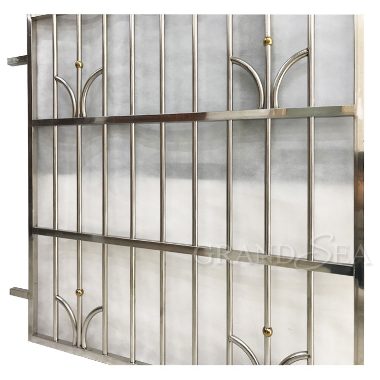 Professional Security Design Exterior Solid Stainless Steel Windows Grill