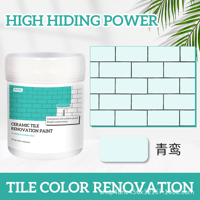 Tile Paint Bathroom Kitchen Floor Tiles Wall Tiles Marble Renovation Color Change Paint Wear-resistant Glass Color Change Paint