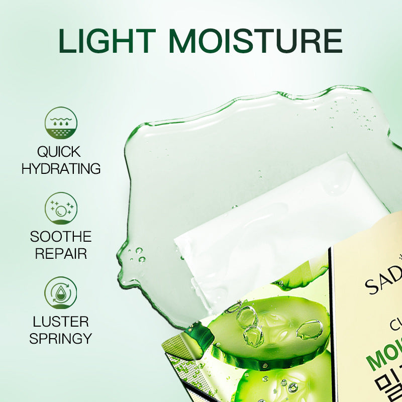 Cucumber Skin Rejuvenation Mask SADOER Hydrating and Moisturizing Plant and Fruit Face Mask  Wholesale