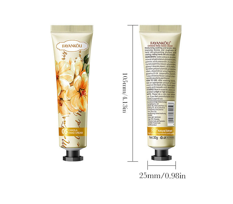 Plant and Fruit Hand Cream FAYANKOU Moisturizing Autumn and Winter Anti-Dry Crack Hand Cream  Foreign Trade Wholesale