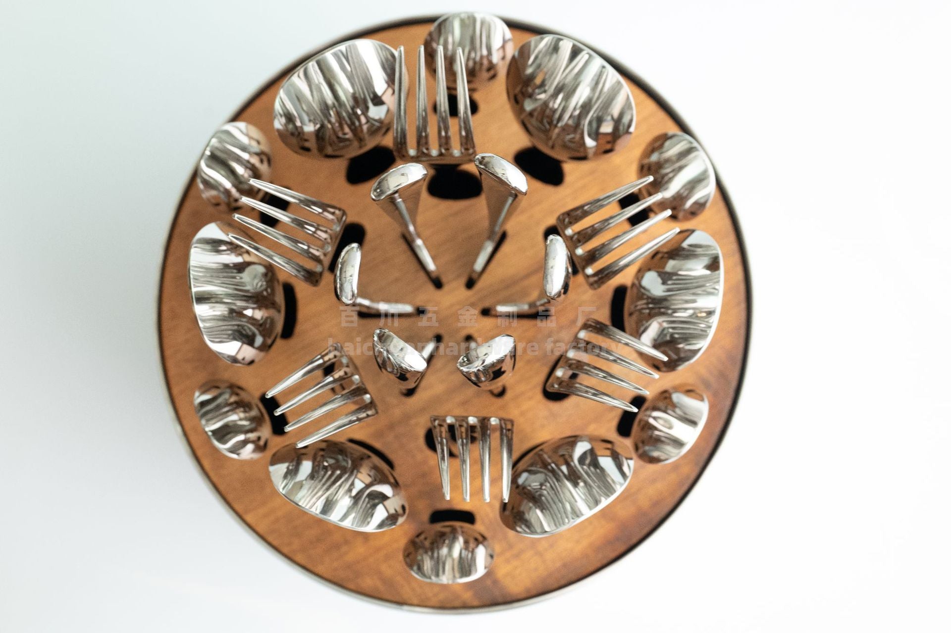 tablewareset Storage Golden Egg Stainless Steel24High-looking restaurant cutlery, forks and spoons set