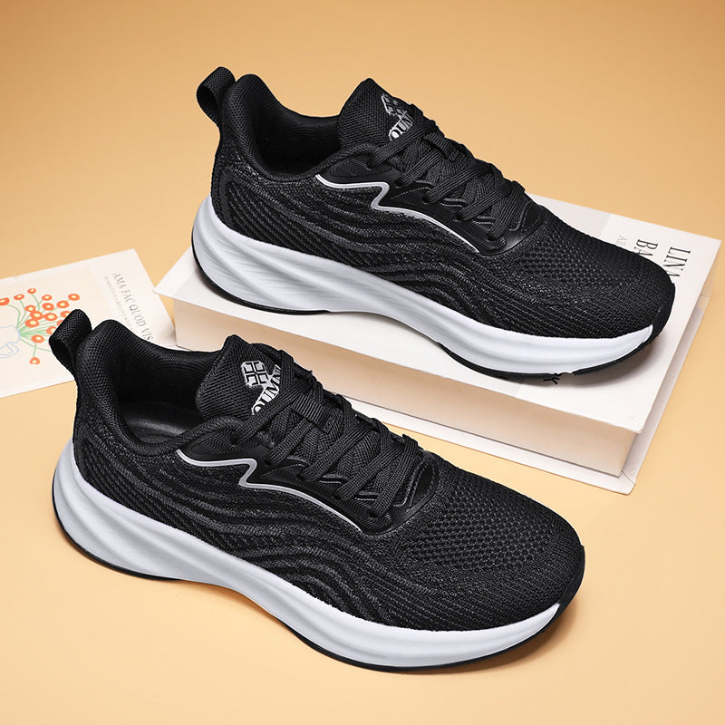 2024Chunxin Professional Running Shoes for Men and Women, Breathable Flyknit Mesh, Lightweight, Non-Slip, Student Physical Test Training Sports Shoes