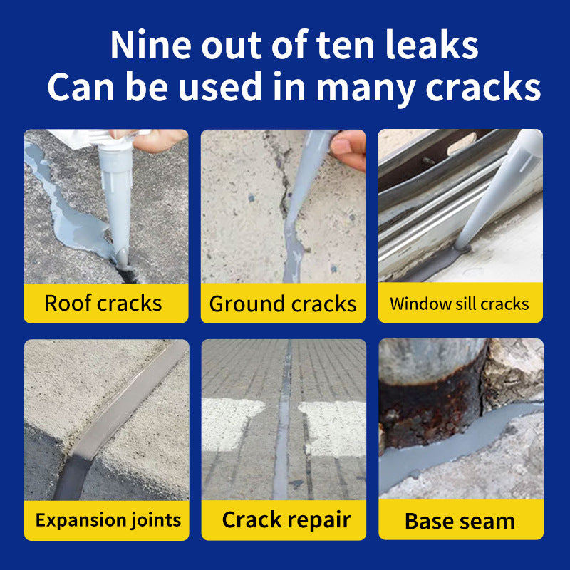 Waterproof Sealant for Roof and Floor, Crack Repair, High Elasticity, Anti-Crack, Wall Gap Sealant