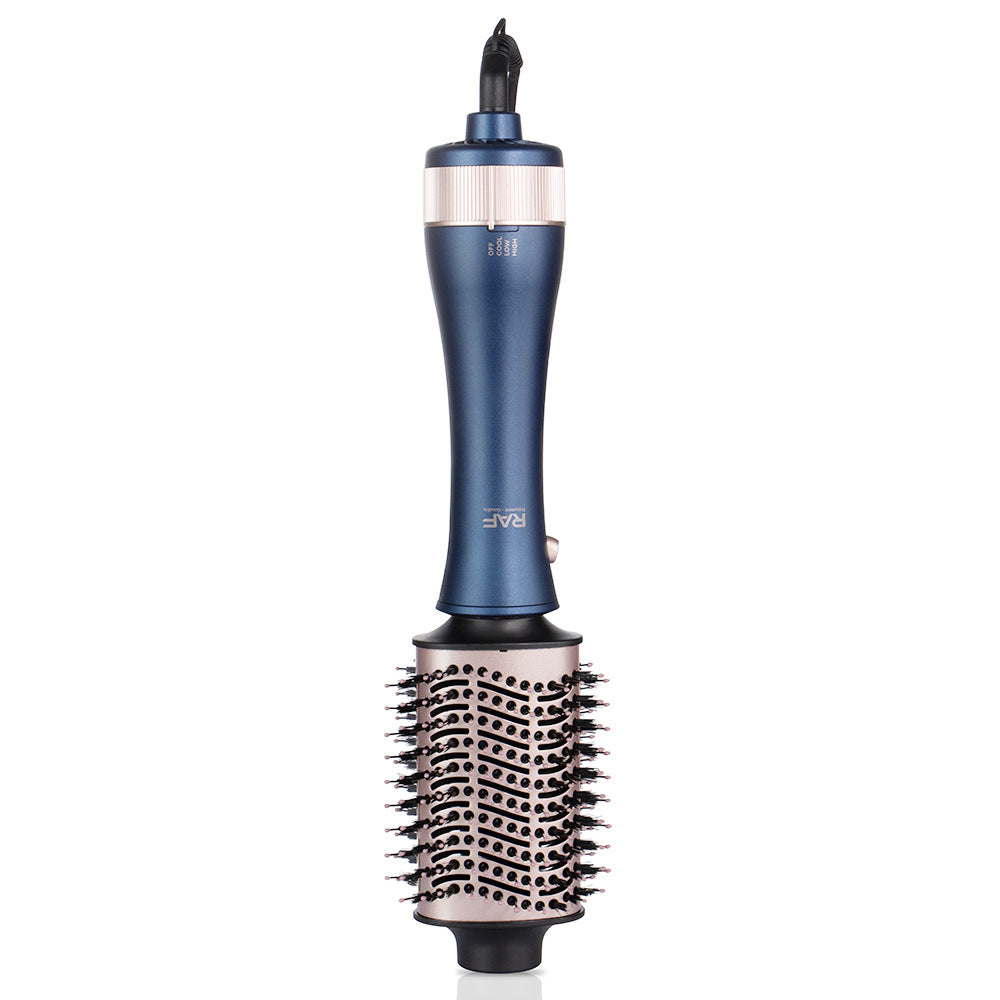 RAF European Standard Curling and Straightening Dual-use Hair Styling 3-in-1 Hot Air Brush with Interchangeable Temperature Modes1200w