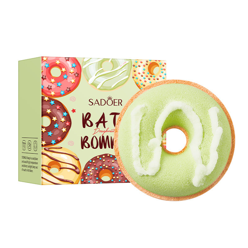 Macaron Donut Bath Salt Ball SADOER Clean Body Bath Salts  Wholesale