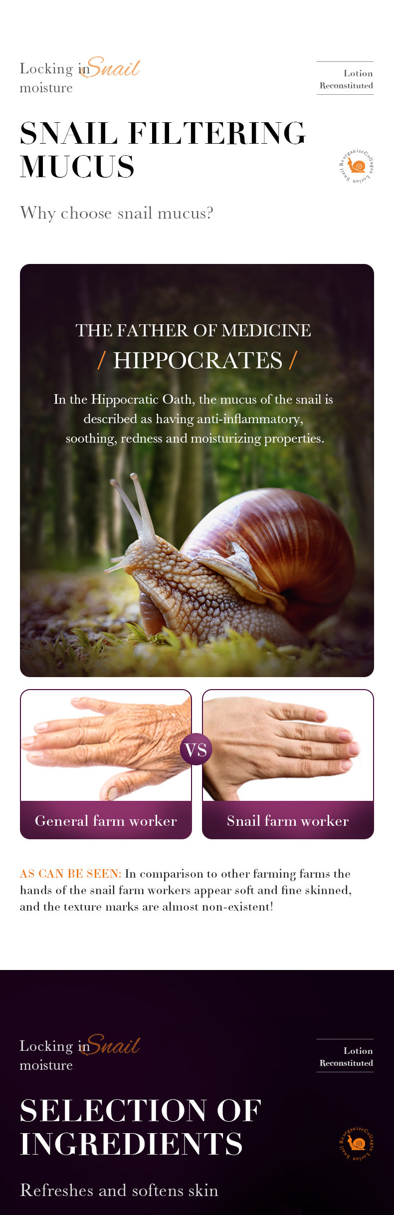 Snail Lotion120ml SADOER Collagen Moisturizing Body Lotion Cross-Border Wholesale