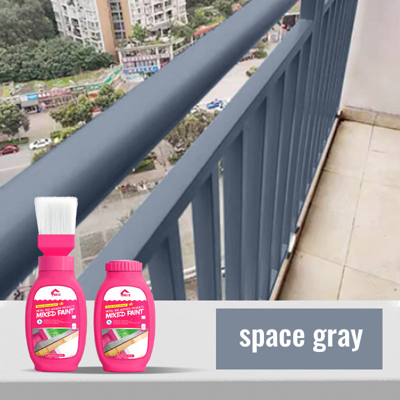 Brush Metal Paint for Doors and Windows, Iron Art Railings, Stainless Steel, Water-Based Latex Paint, Color Adjustment, Renovation Wood Paint, Oil Paint