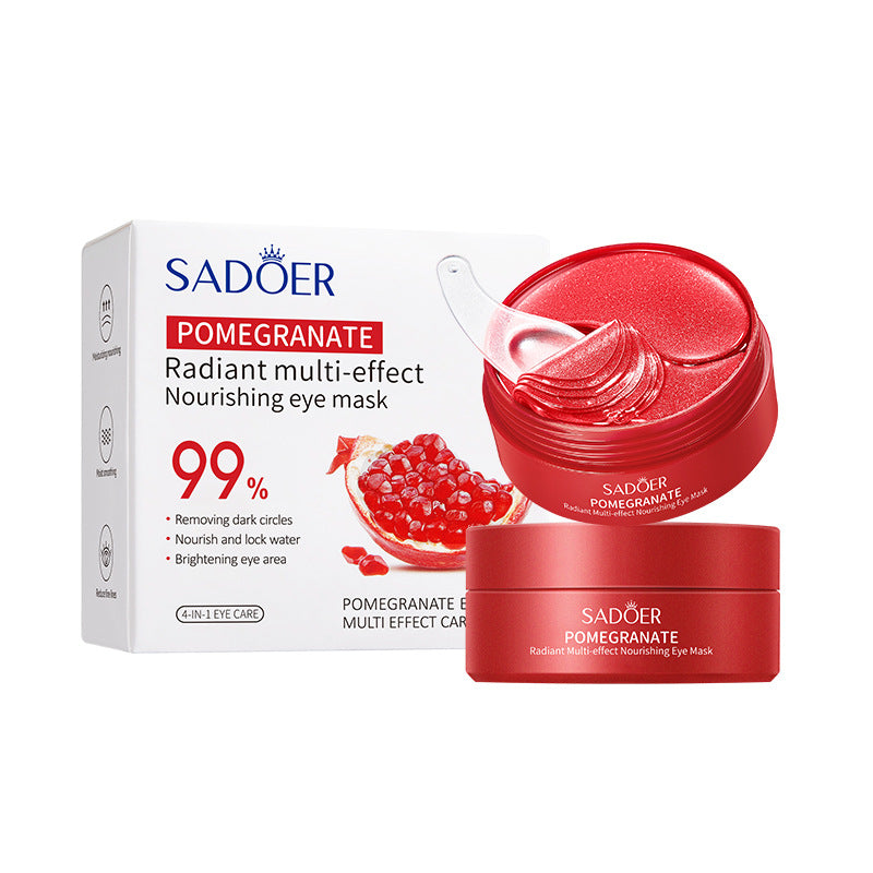 Red Pomegranate Eye Mask SADOER Moisturize the eye area, improve dark circles and wrinkles,  foreign trade wholesale