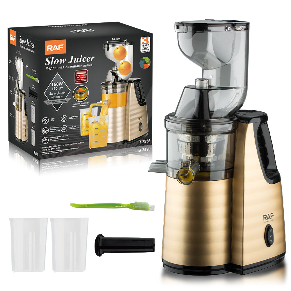 RAF EU Standard Juicer Household Pulp and Juice Separation Fully Automatic Fruit and Vegetable Juicer Easy to Clean Multi-Functional