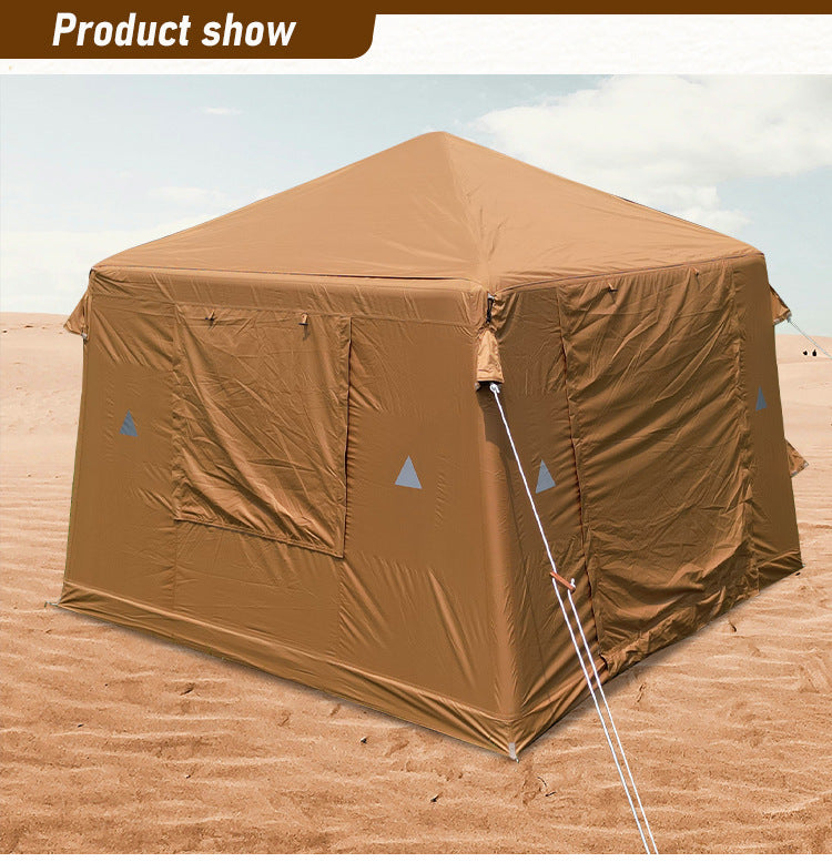 Wholesale Inflatable Tent from Source Factory Middle East Saudi Arabia Tent Black Sunproof Rainproof Automatic Quick Open3*