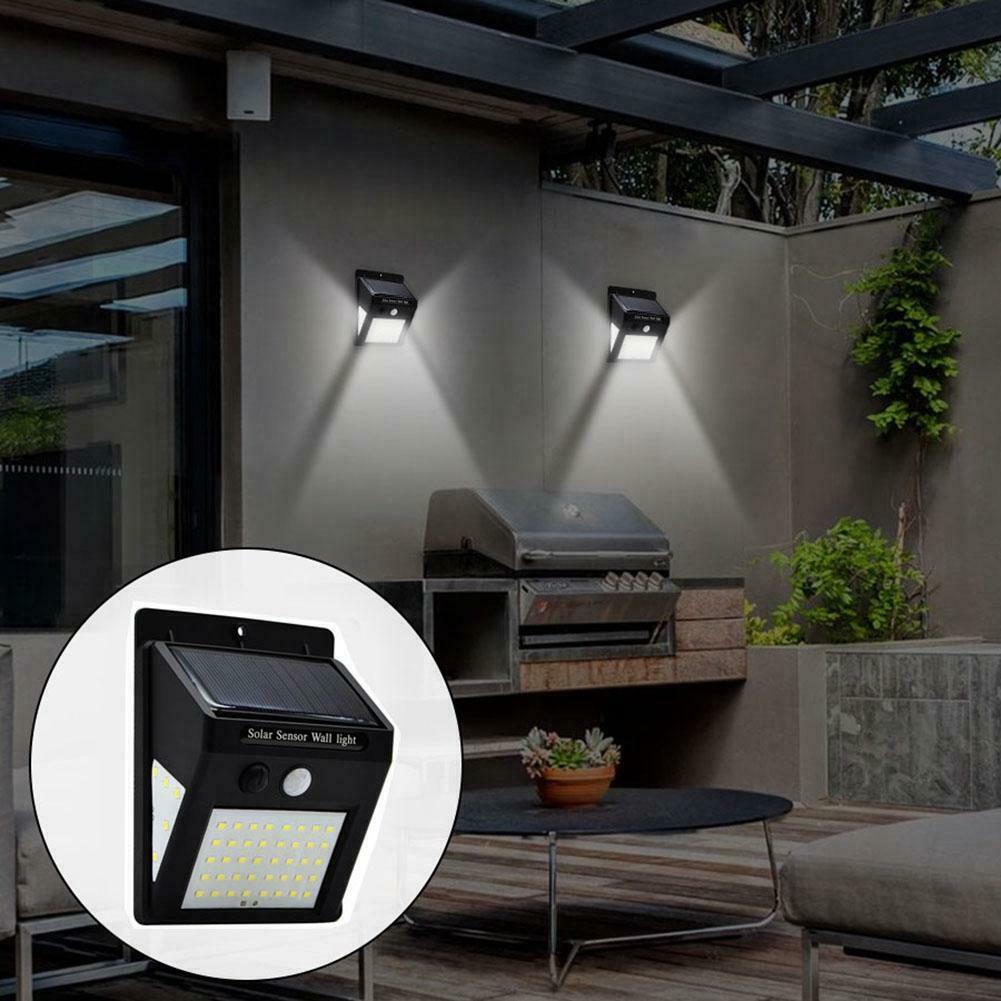Solar Wall Light Outdoor Human Body Sensor Light Waterproof Garden Light20+5+5LED Corridor Light Emergency Light Street Light