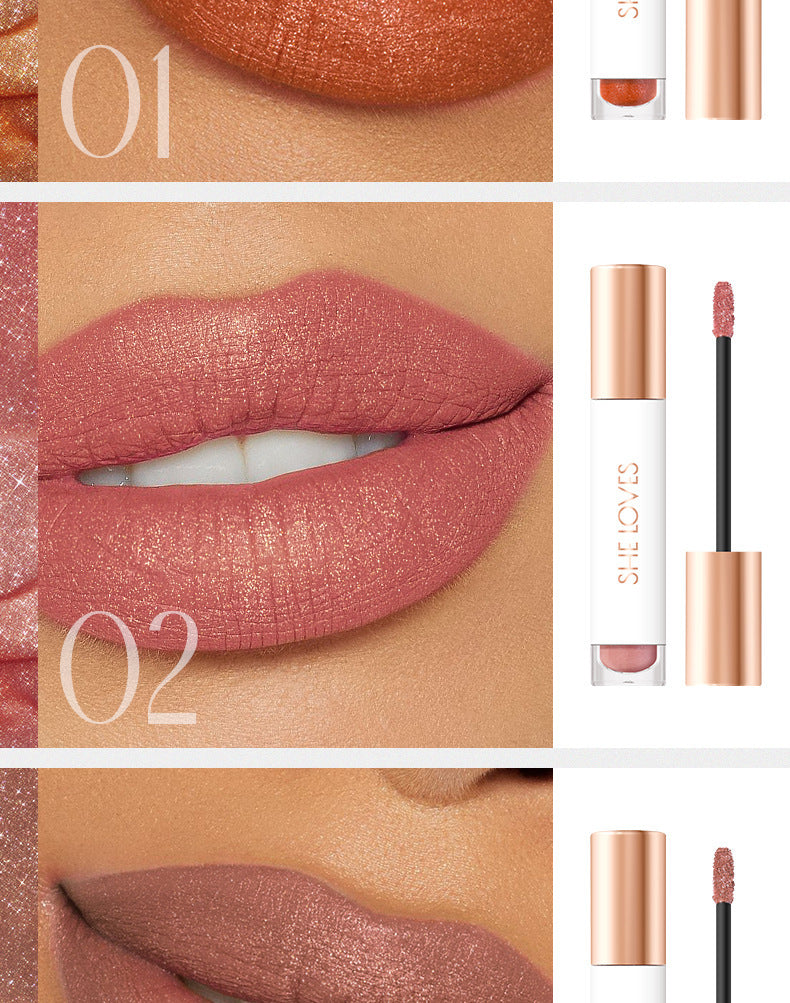 SHELOVES Diamond Fine Shimmer Matte Liquid Lipstick LiquidLipstick Wholesale Lip Gloss