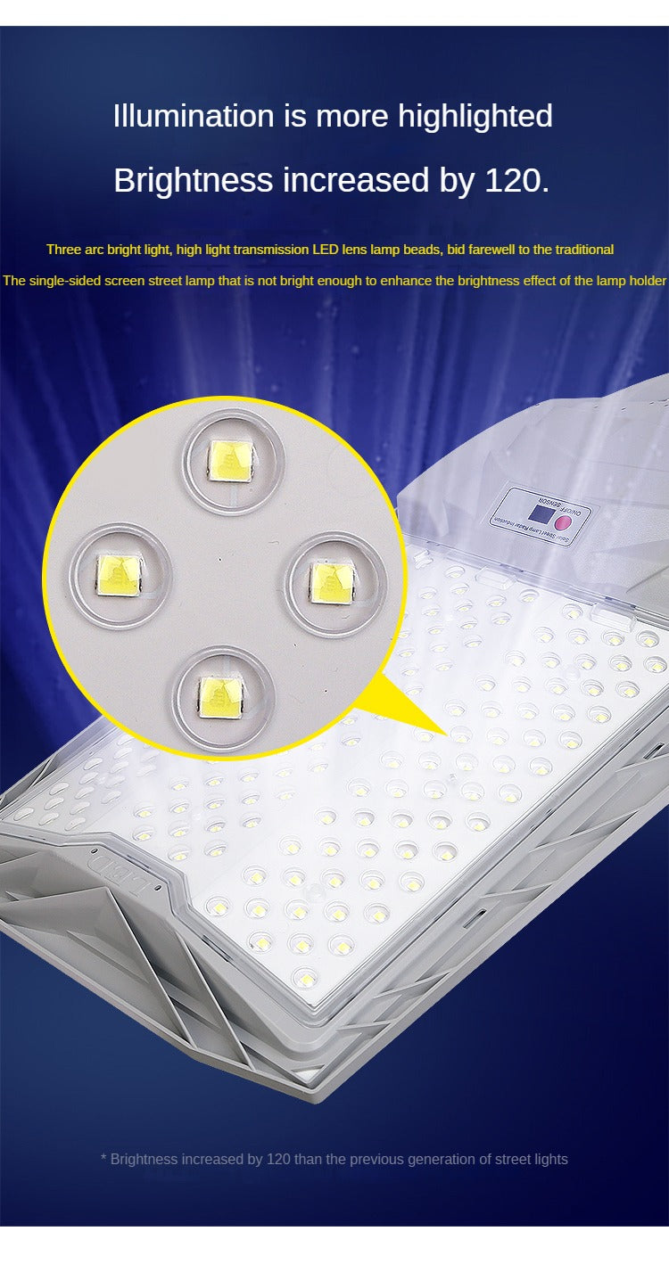 Abs Lamp Body High Brightness Waterproof Outdoor Street Light Led Solar Street Light