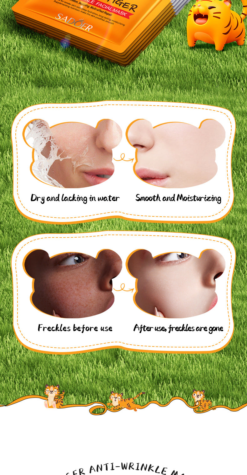Animal Pattern Mask25g SADOER Hydrating and Moisturizing Skin Care Tablets for  Wholesale