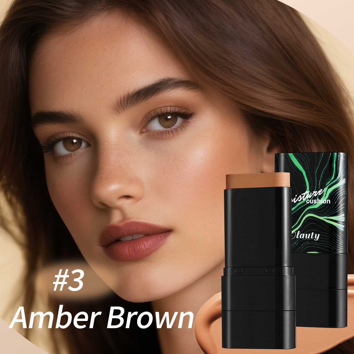 AliExpress Waterproof Foundation Stick Concealer Waterproof Dual-Ended Makeup Brush 2-in-1 Nude Makeup Foundation Liquid Non-Smudge