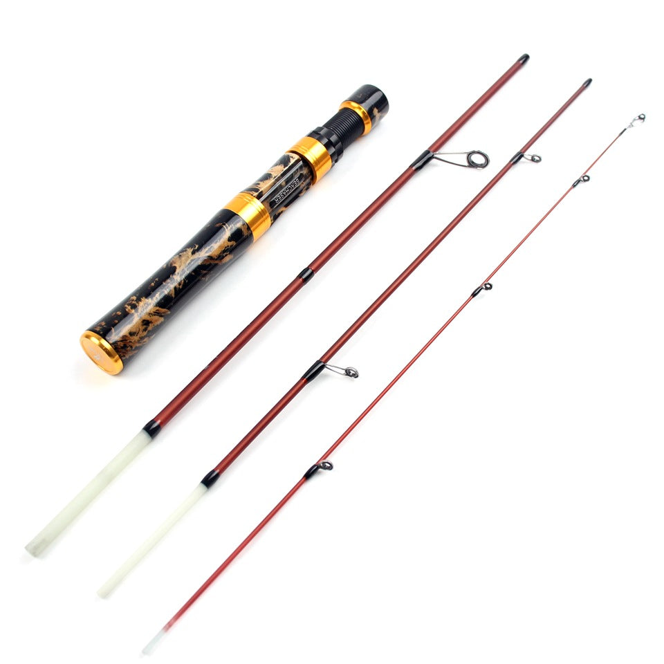 1.4MiXixiu Elastic Rod Ultra-Soft Portable Four-Section Lure Rod for Fishing Small Fishes Like Mouthfish and White Striped Fish Wholesale from Manufacturer