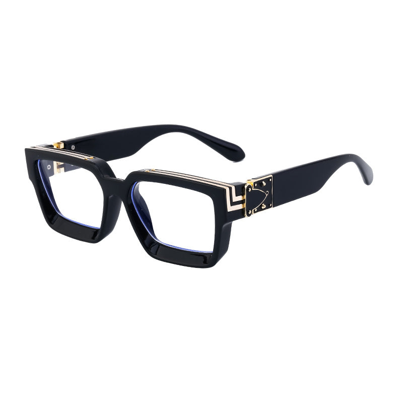 0k Billionaire Style Sunglasses Men Fashion Internet Celebrity Sunglasses Women High-end Glasses Square Frame Sunglasses