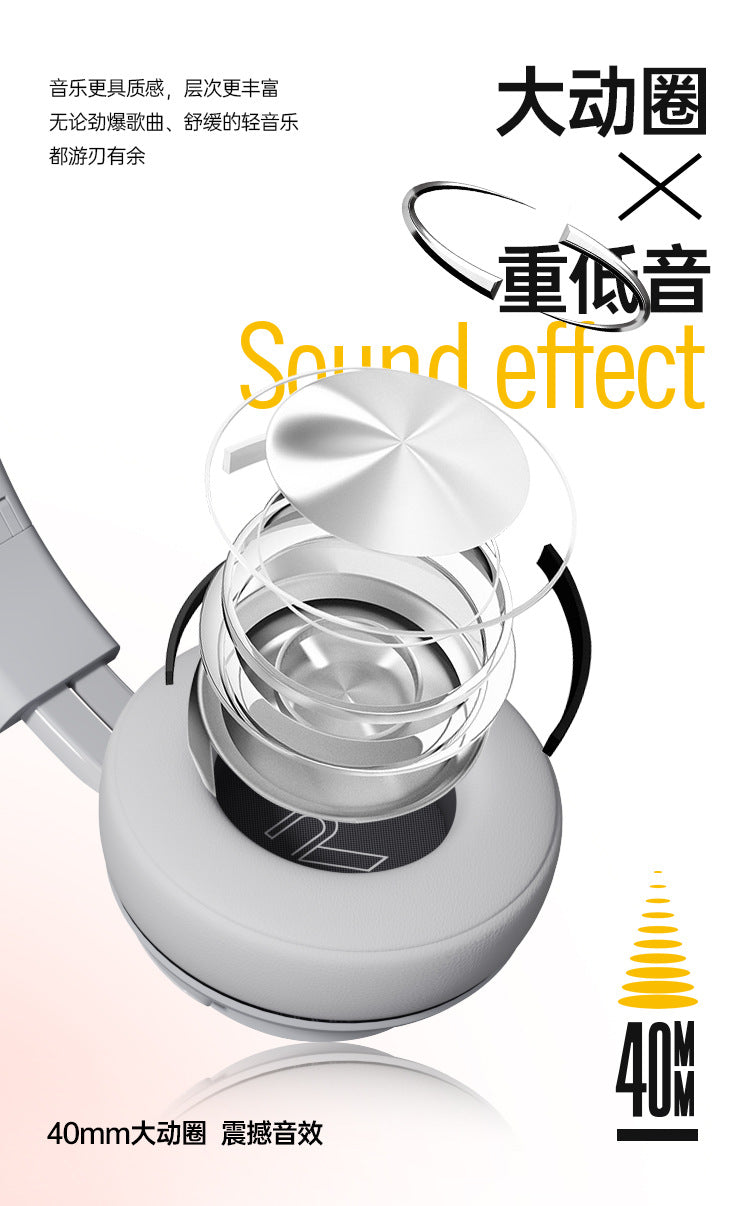 Hot-selling Sports Headphones Wireless Bluetooth Over-ear Headphones Long Battery Life Stereo Headset