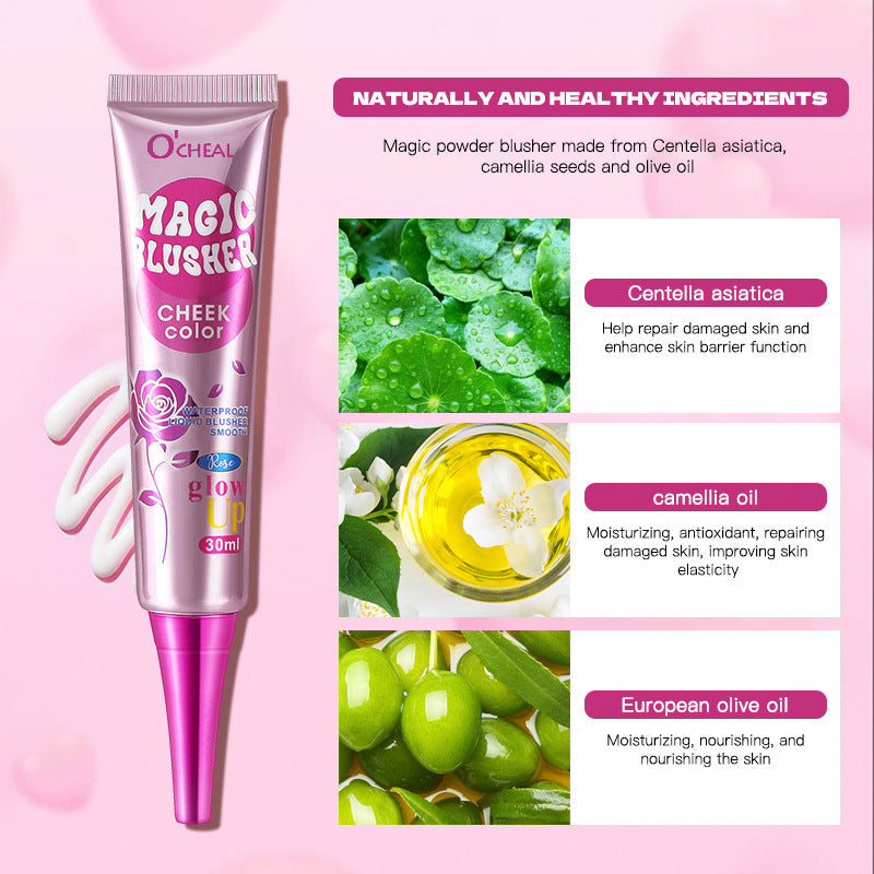 Magic Color Changing Blush Philippines30ml Large Capacity Slightly Tipsy Nude Moisturizing Liquid Blush Matte Liquid Rouge