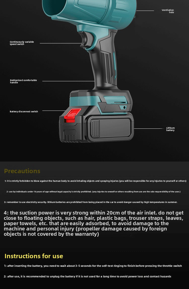 Outdoor Camping Lithium Battery Powerful Fan Wireless Fan Portable High Power Powerful Lithium Battery Fan Electric
