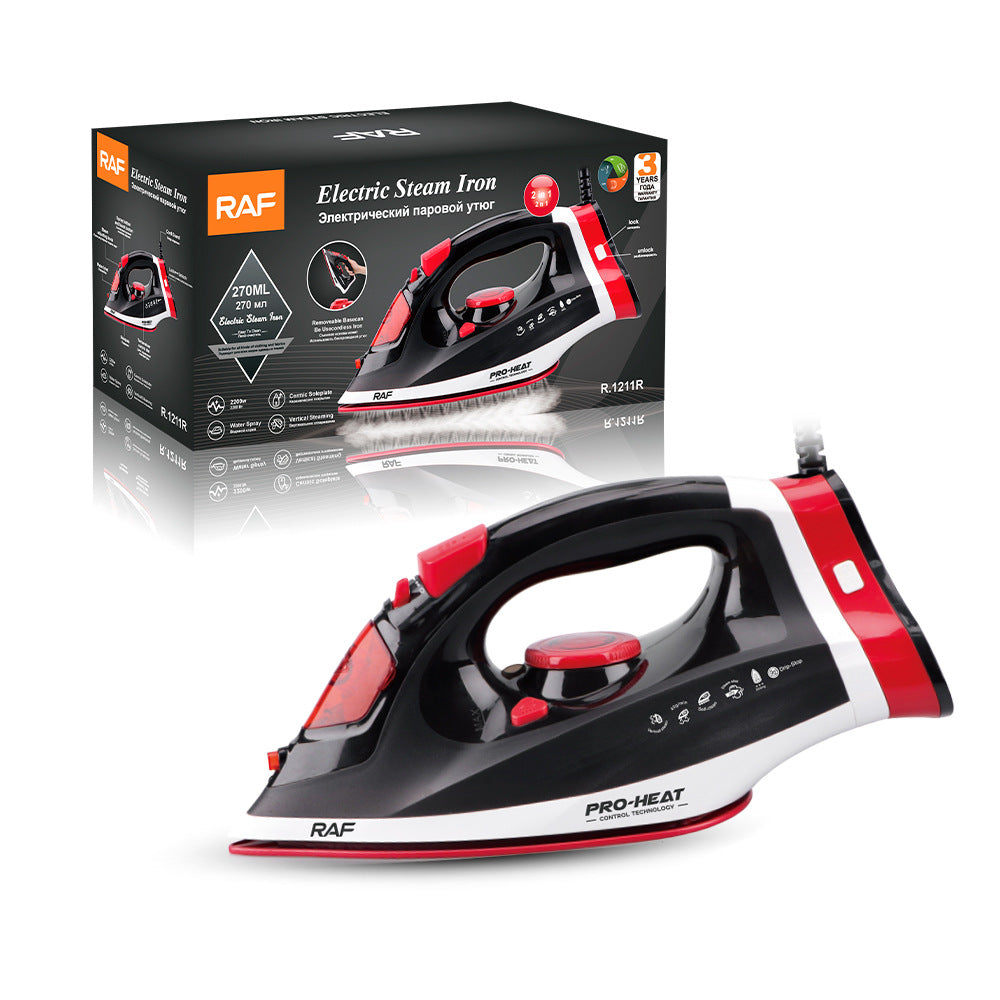 RAF Wireless Steam Iron Handheld  Multifunctional Adjustable Spray Electric Iron R.1211