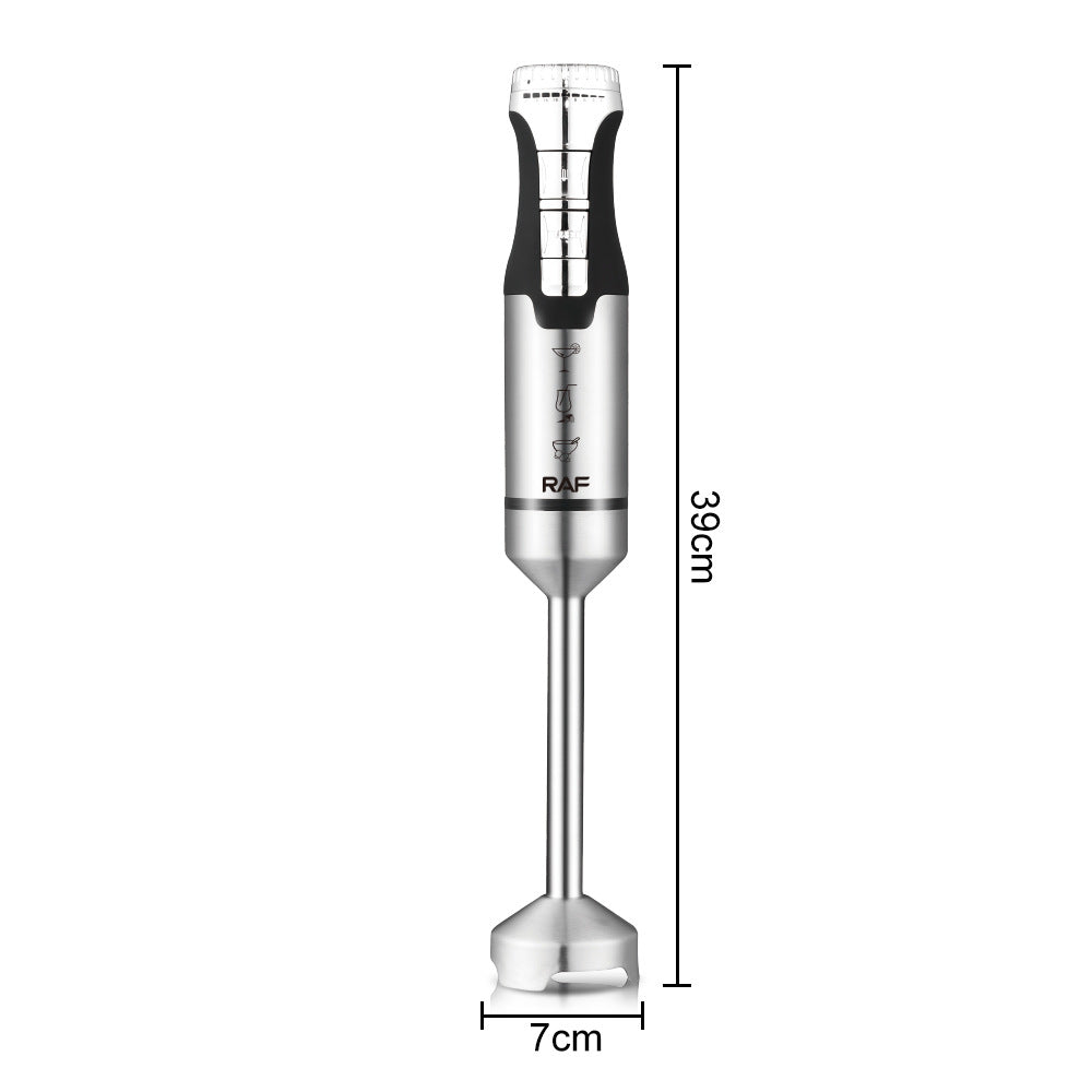 RAF EU Standard Portable Household Food Blender Handheld Electric Stainless Steel Cooking Stick Mixer381