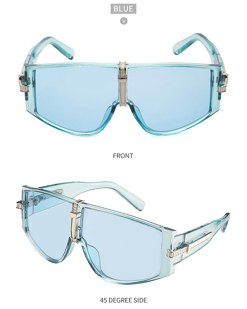 New Large Frame UV Protection Sunglasses for Women Fashionable Internet Celebrity Style Sunglasses Trendy Korean Version Glasses sunglasses