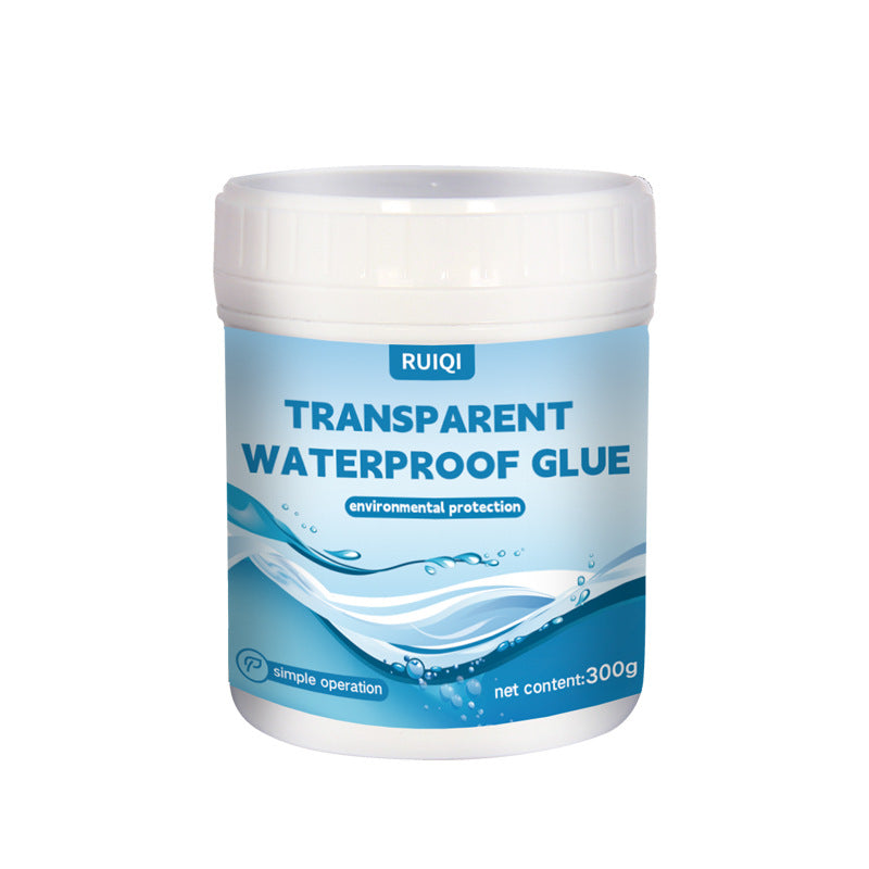 Transparent Waterproof Adhesive Bathroom Tile Leak Sealant Waterproof Coating for No-Trowel Installation Exterior Wall Leak Repair Coating