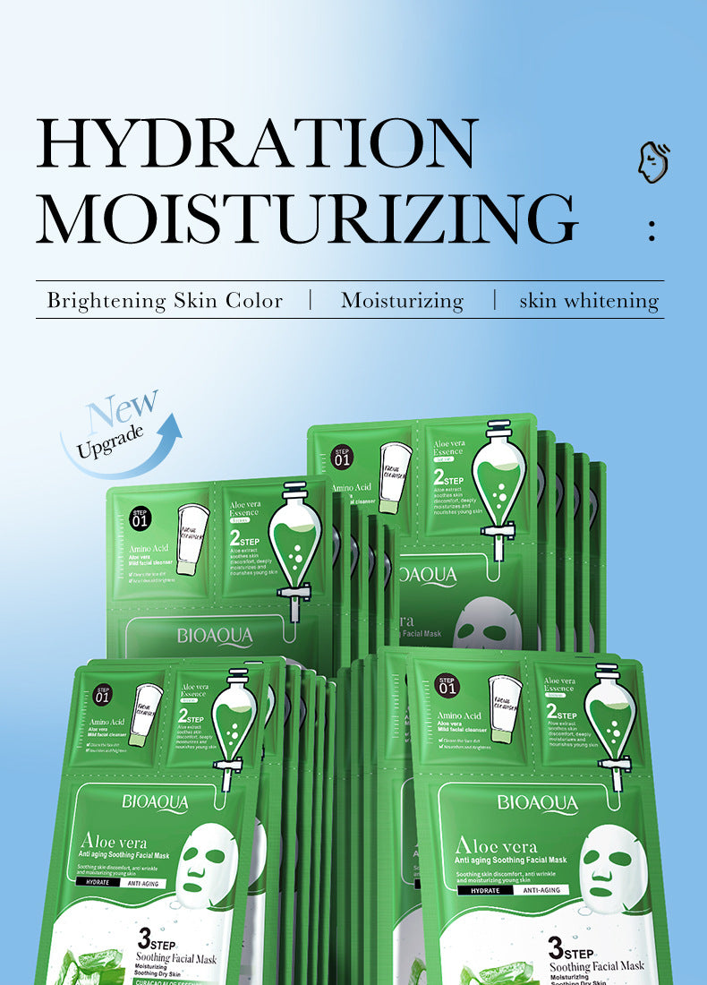 Trilogy Face Mask BIOAOUA Cleansing Facial Cleanser Hydrating Essence  Wholesale