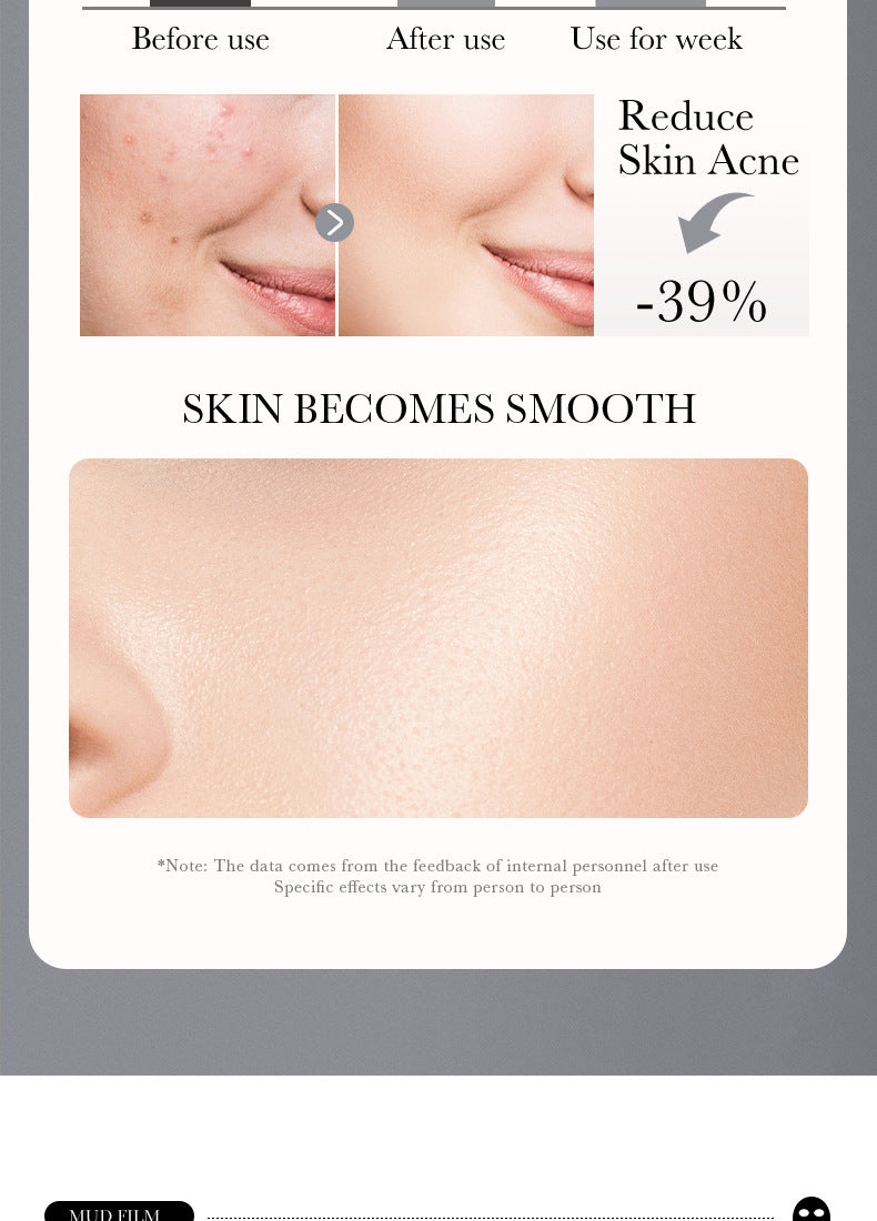 Cleansing Mask BIOAOUA Cucumber Pore Cleansing Smear-On Portable Mud Mask  Foreign Trade Wholesale