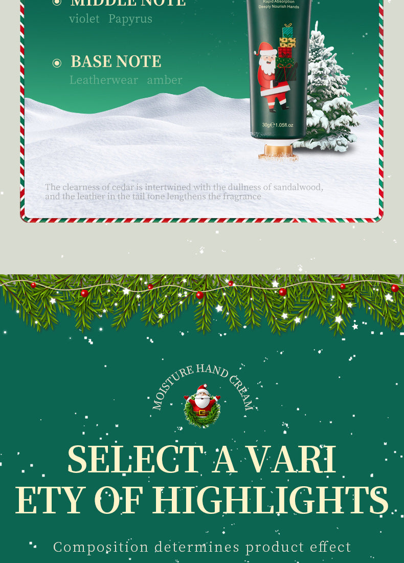 Christmas Hand Cream ZOZU Moisturizing, Refreshing, and Nourishing Hand Cream Gift Set for  Wholesale